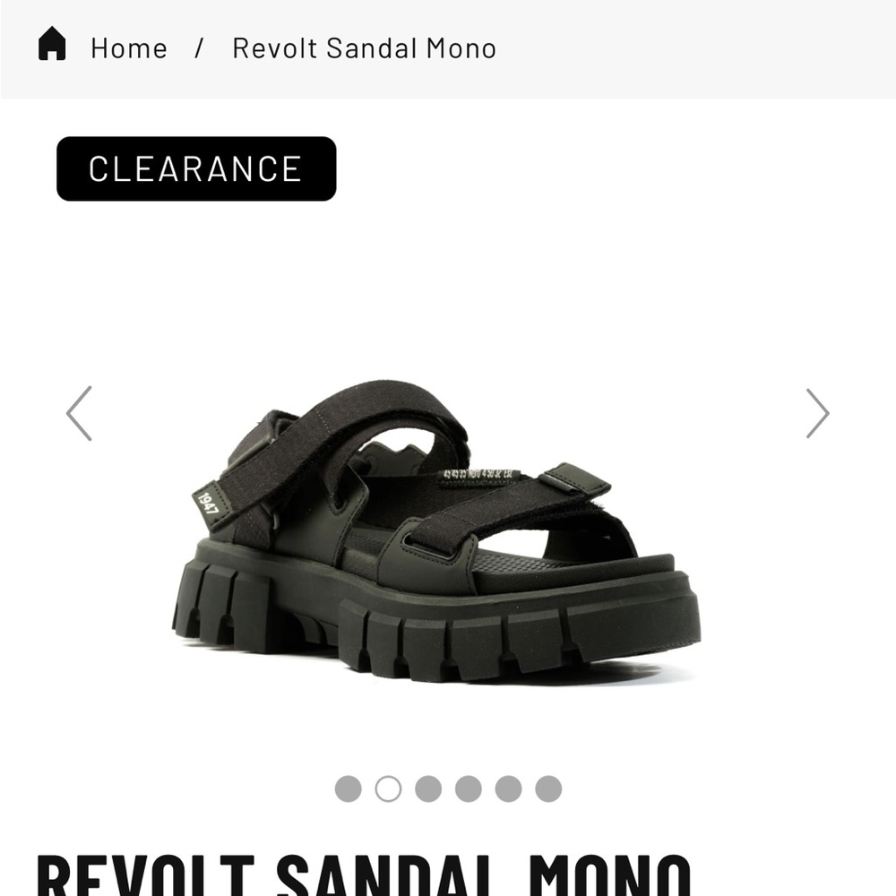 Palladium Revolt Sandal Mono